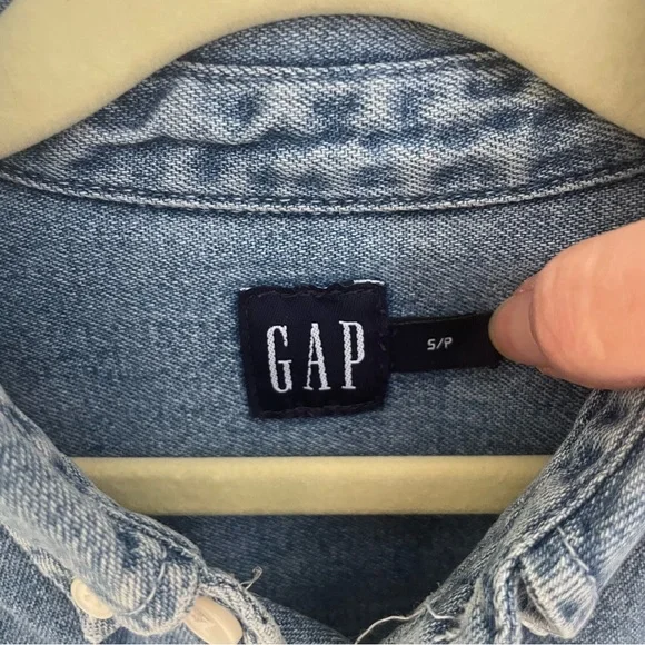 Vintage denim gap kids shirt - Picture 2 of 4
